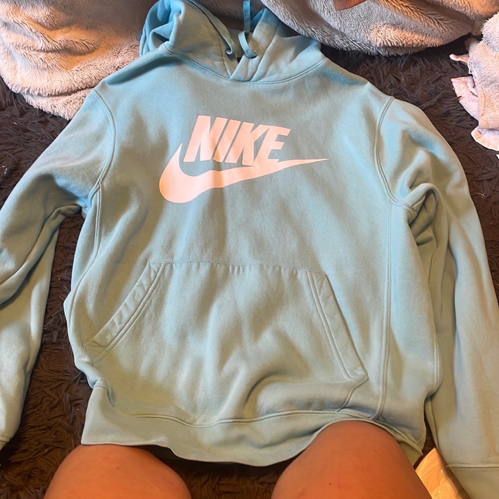 nike,small , blue nike hoodie
